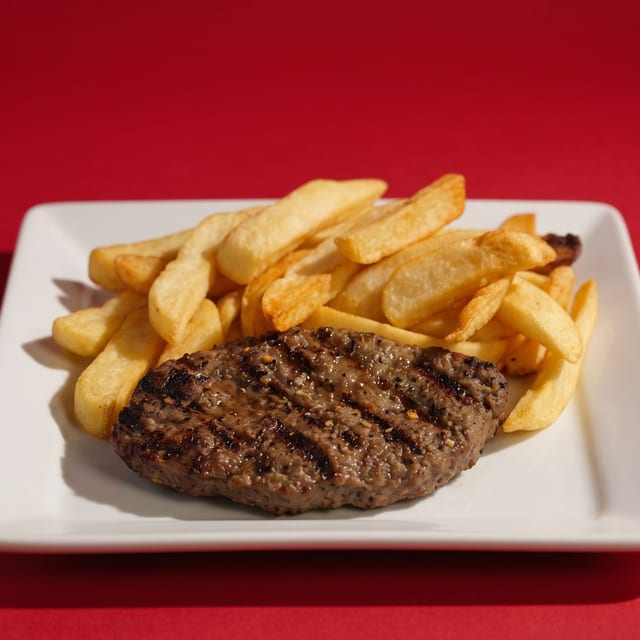 Hamburger Steak.